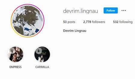 Devrim Lingnau Instagram account