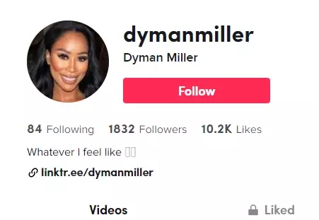 Dyman Miller TikTok Account