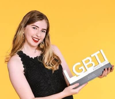 Georgie Stone won LGBTI Award
