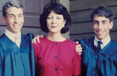 Glenn Kelman with his mother Linda Kelman and brother