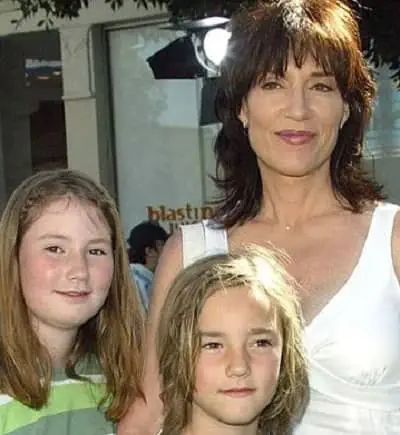 Jackson White with mother Katey Sagal and sister