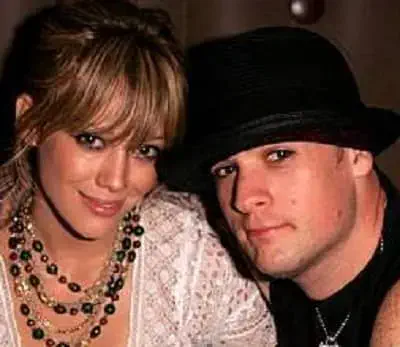 Joel Madden with Hilary Duff