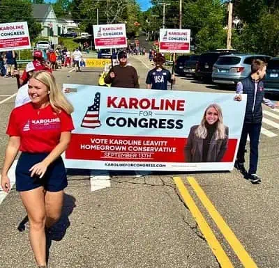 Karoline Leavitt out for getting vote