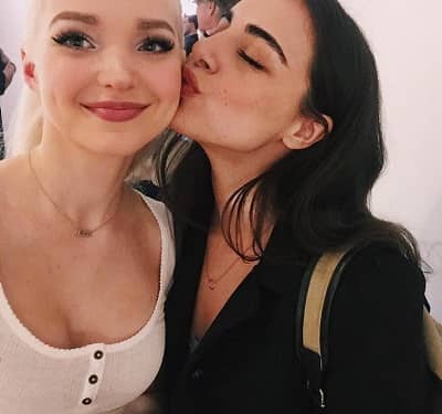 Veronica St Clair with best friend Dove Cameron