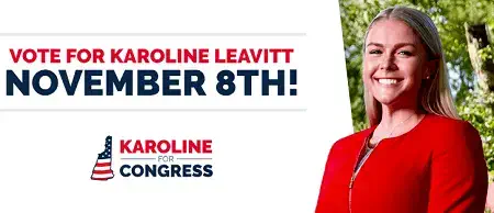Vote Karoline Leavitt on November 8
