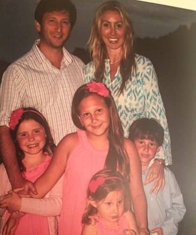 Alex Mashinsky with his family