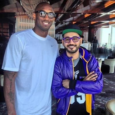 DJ Bliss with Kobe Bryant