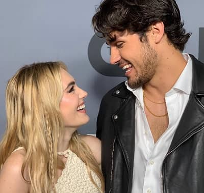 Drake Rodger with co-star, Meg Donnelly