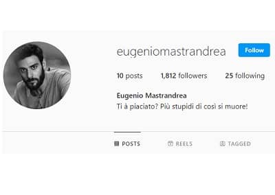Eugenio Mastrandrea Instagram