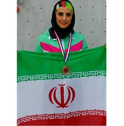 Iranian Climber Elnaz Rekabi
