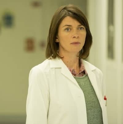 Actress Claudie Harrison as Dr Aveling in Humans