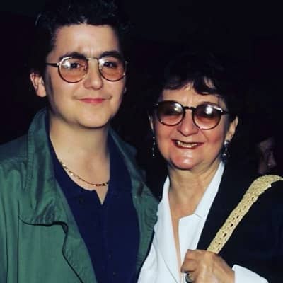 Max Casella with his mother