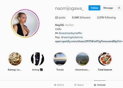 Naomi J Ogawa Instagram