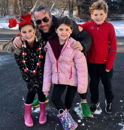 Rob McClanaghan with his kids