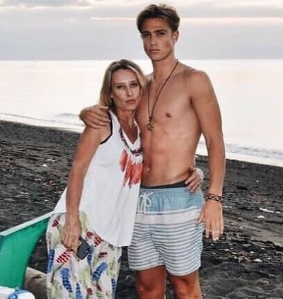 Creed McKinnon with his mother Gillian