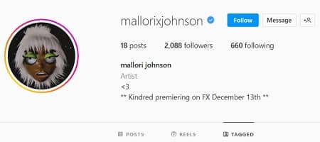 Mallori Johnson Instagram