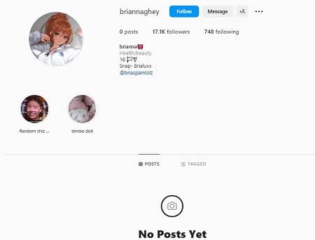 Brianna Ghey Instagram