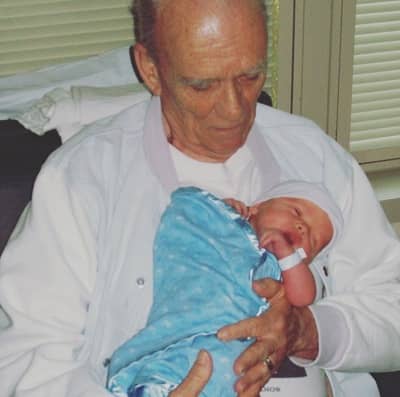 Colin O'Brien and his grandfather