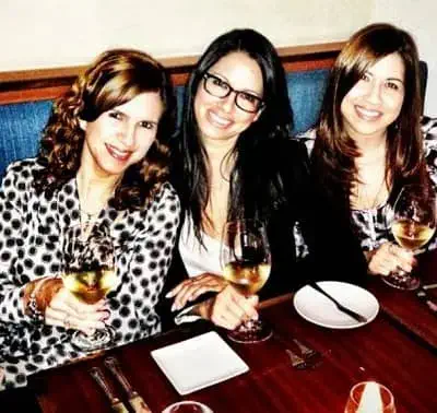 Dr Jocelyne Miranda with sisters Neisa Miranda and Mirielle Miranda