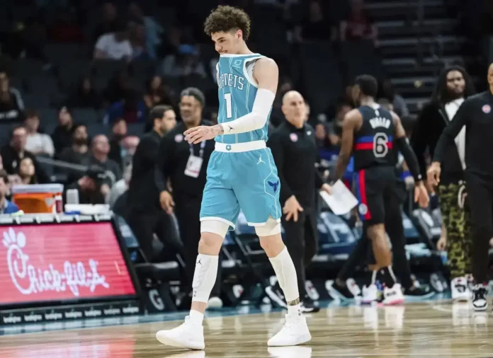 LaMelo Ball Out with Fractured Ankle