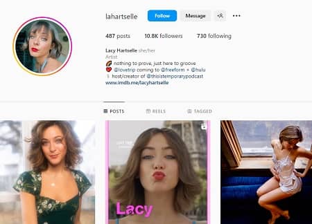 Lacy Hartselle Instagram account