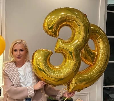 Ramona Agruma on her 39th birthday