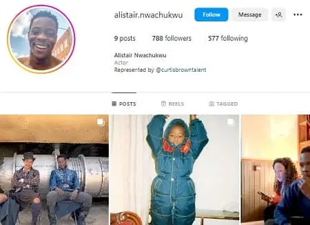 Alistair Nwachukwu Instagram