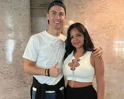 Georgilaya with Cristiano Ronaldo