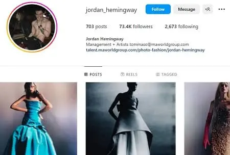 Jordan Hemingway Instagram