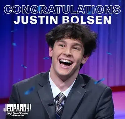 Justin Bolsen won Jeopardy
