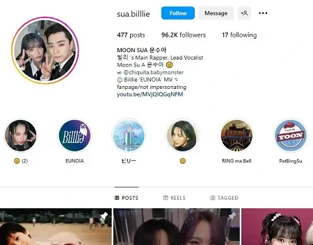 Moon Sua Instagram