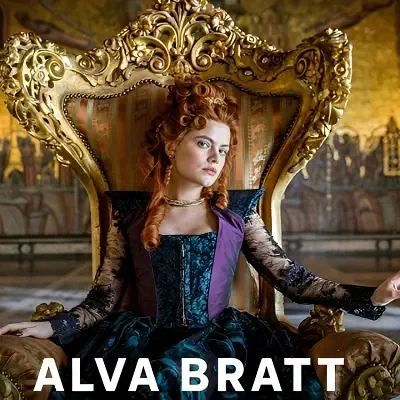 Alva Bratt as Augustina in ronprinsen som försvann