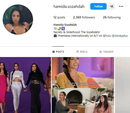 Hamida Sozahdah Instagram