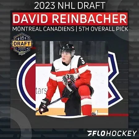 Montreal Canadiens star David Reinbacher
