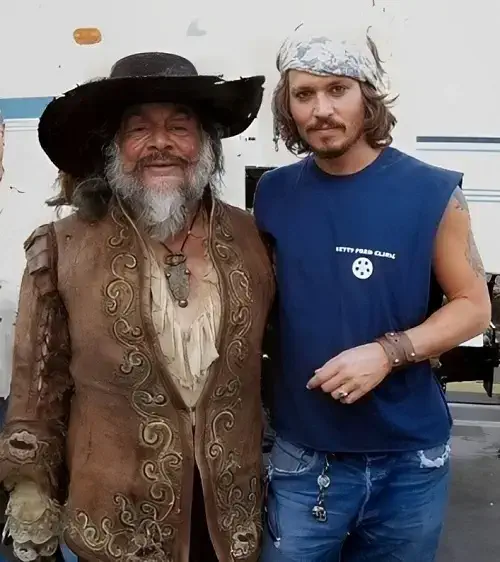 Sergio Calderon with Johnny Depp