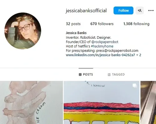 Jessica Banks Instagram