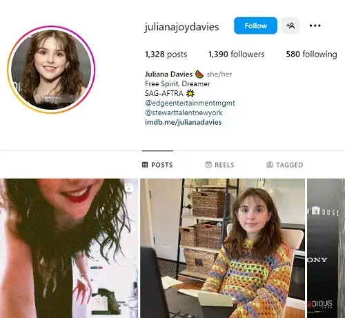 Juliana Davies Instagram