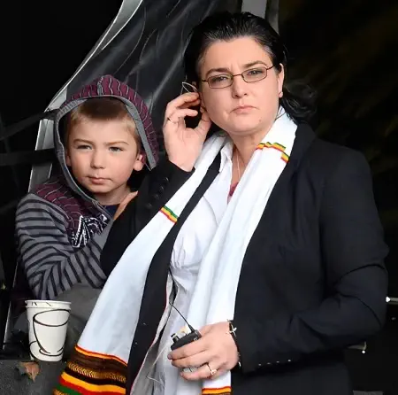 Sinéad O'Connor with Son Shane Lunny