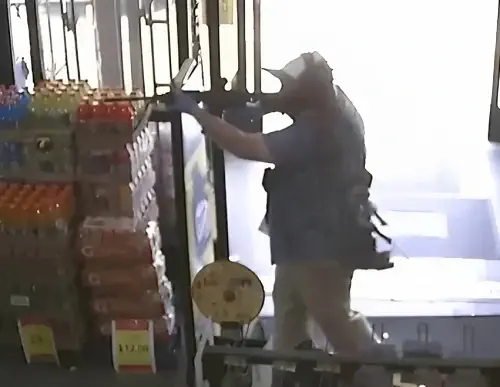 CCTV footage showing Ryan Palmeter firing