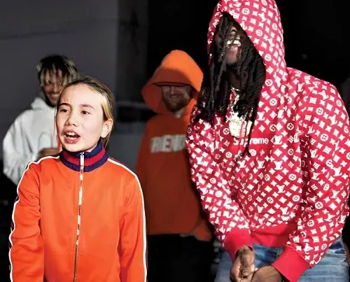 Jason Tian Sister Lil Tay with rapper Chief Keef