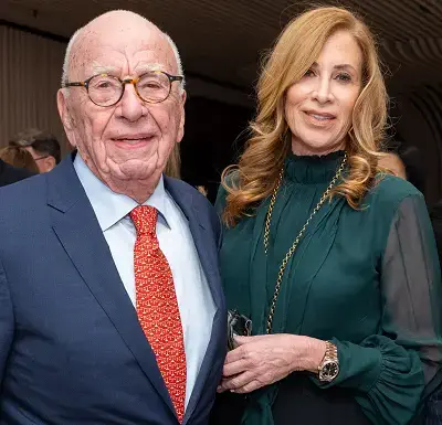 Rupert Murdoch with Ann Lesley Smith