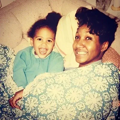 Shirlene Quigley with her mother