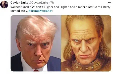 Trump meme Higher and Higher