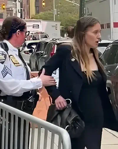 Jenny Hannigan arrested for interrupting Donald Trump hearing